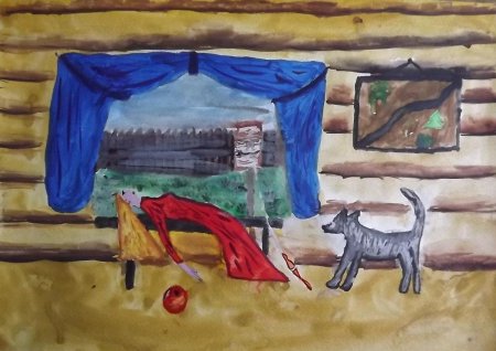 Рисунок по сказке мертвая Царевна