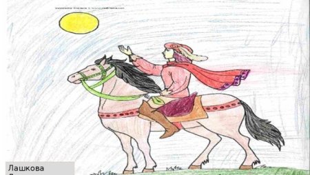 Легкие иллюстрации к сказке о мертвой царевне и о 7 богатырях