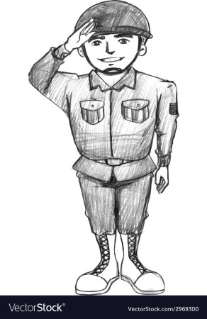 Солдат раскраска для детей