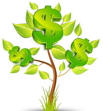 Значок денежное дерево