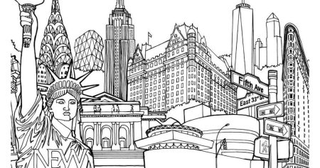 Раскраска "город"