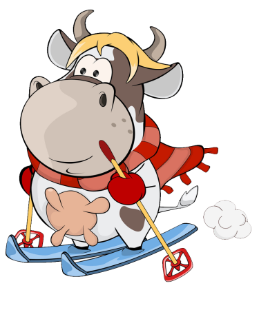 Новогодняя корова