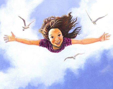 Девочка в полете