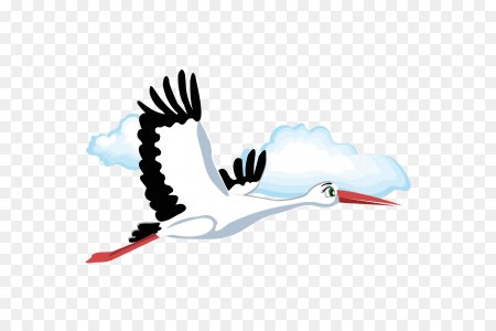 Журавли мультяшные