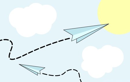 Игра бумажный самолетик Flight