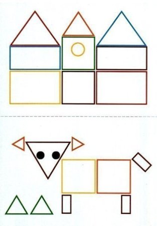 Конструирование из геометрических фигур