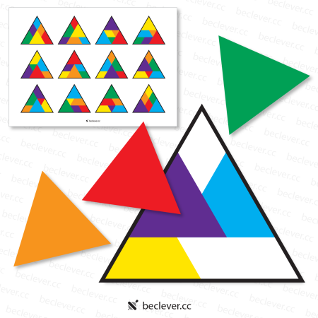 Аппликация треугольник