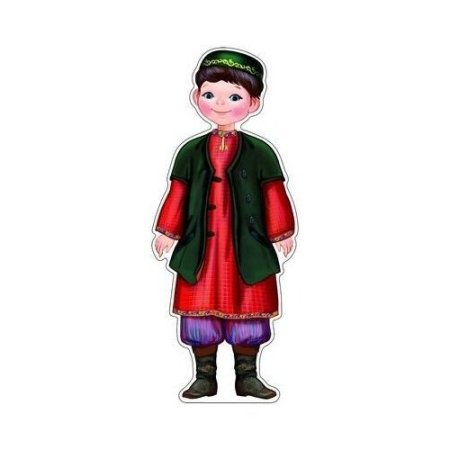 Татарка в национальном костюме мультяшный