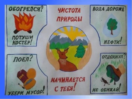 Пкат на тему береги природу