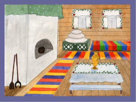 Внутреннее убранство русской избы