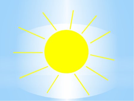 Лучи солнца