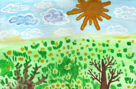 Детские рисунки природы