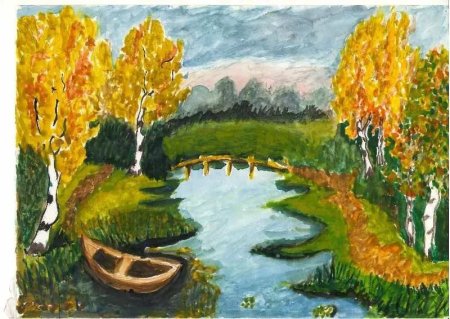 Рисунок на тему природа родного края