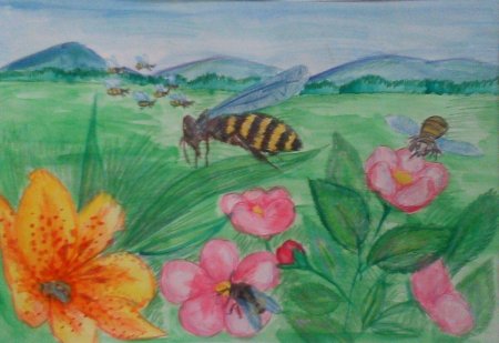 Рисунок на тему мой родной край