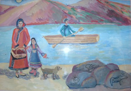 Река Амур картина