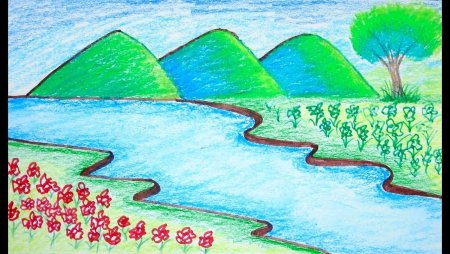 Нарисовать реку