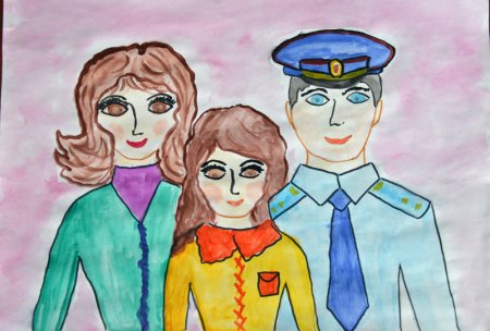 Рисунок моя семья