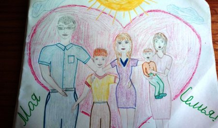 Семейный портрет рисование