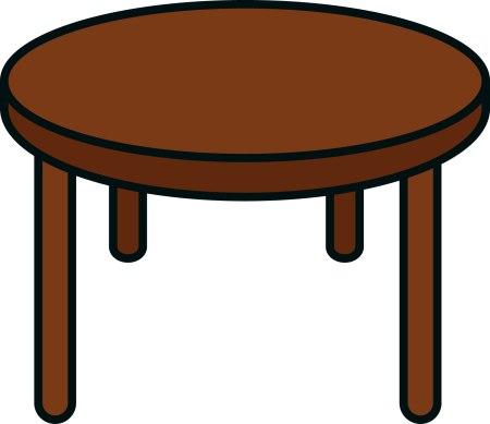 Стол карандашом для детей