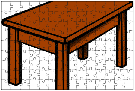 Стол карточка для детей