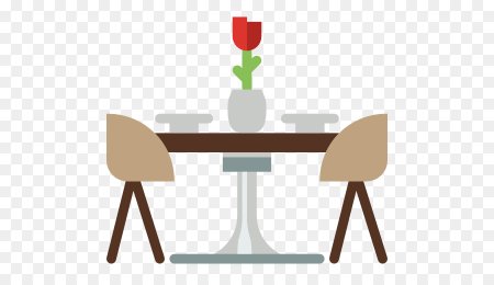 Иконка столика в ресторане