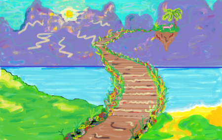 Рисунок на тему прекрасное далеко