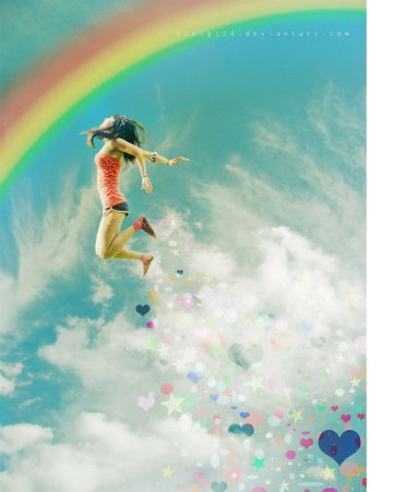 Радость счастье Радуга