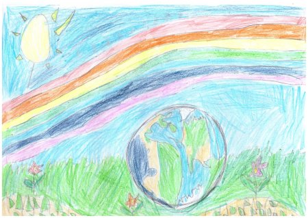 Как прекрасен мир рисунок