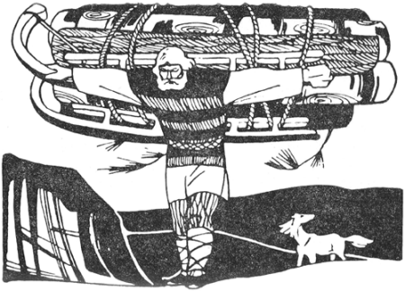 Богатырь рисунок