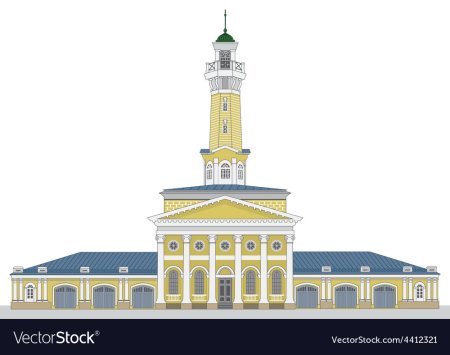 Каланча Кострома вектор