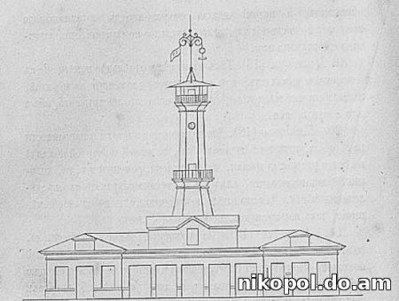 Пожарная каланча Кострома рисунок