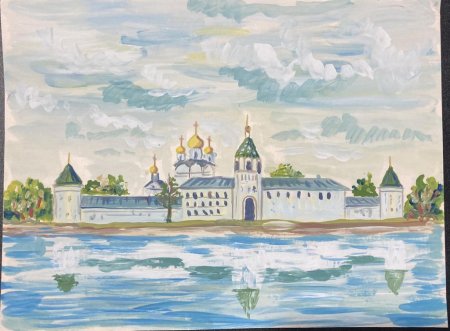 Ипатьевский монастырь Кострома рисунок