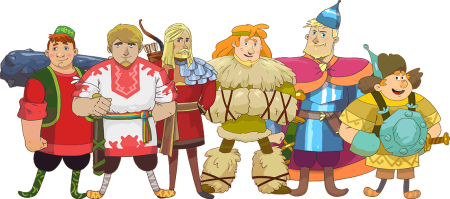 Иллюстрации к башкирской сказке камыр батыр