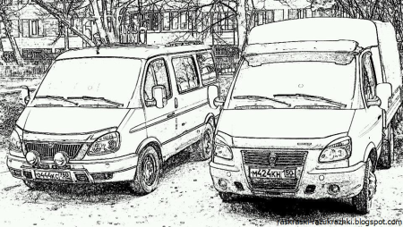 Раскраска Газель