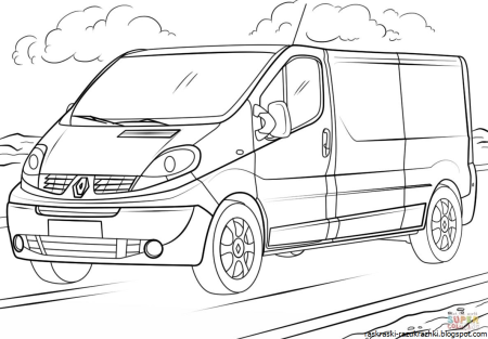 Микроавтобус Ford Transit вектор