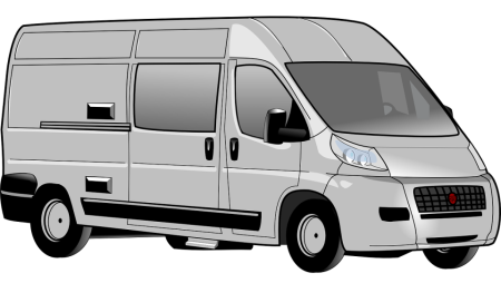 Раскраска машина фургон
