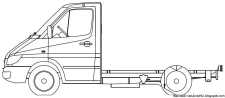 Разукрашки машины Газель
