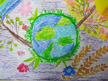 Детские рисунки на тему экология
