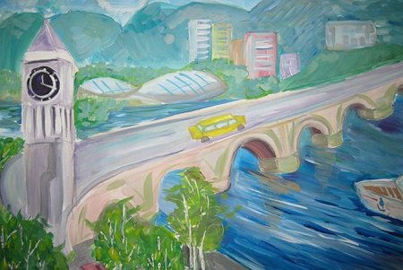 Красноярск рисунок