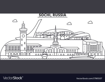 Достопримечательности Сочи рисунки
