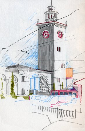 Симферополь вокзал вектор