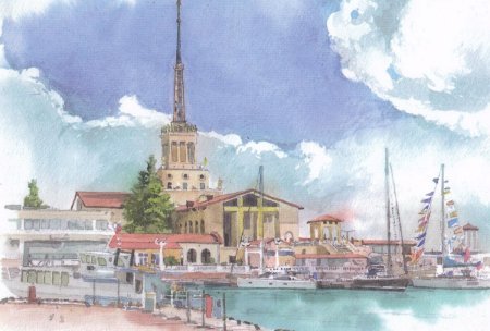 Раскраска Сочи