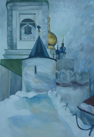 Тобольский Кремль рисунок