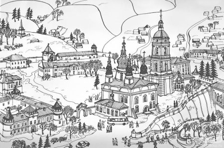 Тобольский Кремль гравюра