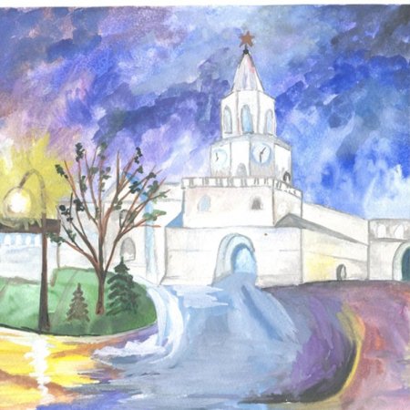 Рисунок на тему Казань