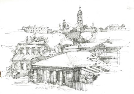 Тобольский храм вектор