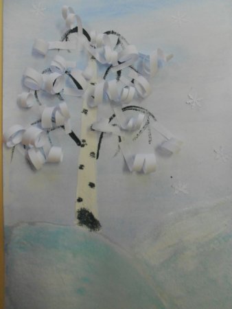 Береза без листьев