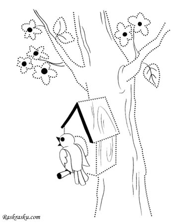 Раскраска Весна для детей