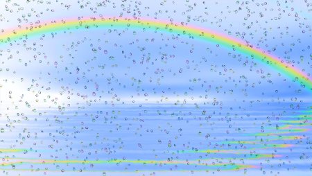 Радуга после дождя для детей