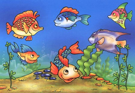 Морское дно рисунок